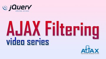AJAX Filtering 01 Preparing Tools | PHP Database | JQuery AJAX Programming Tutorial