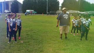 Laurence (boogie)riggs iii doing his thing on the field.