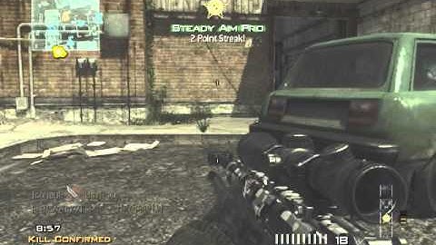 MW3- Cross Map Throwing Knife on Fallen!!!