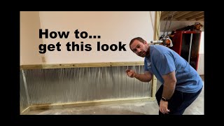 Upgrade your garage with corrugated steel  Part 1