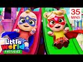 Nico e Nina são os Super-heróis do Parquinho! | O Mundo de Nina e Nico - Little World Português