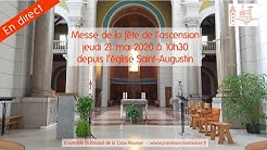 Jeudi 21 mai - Messe à 10h30 - église Saint Augustin