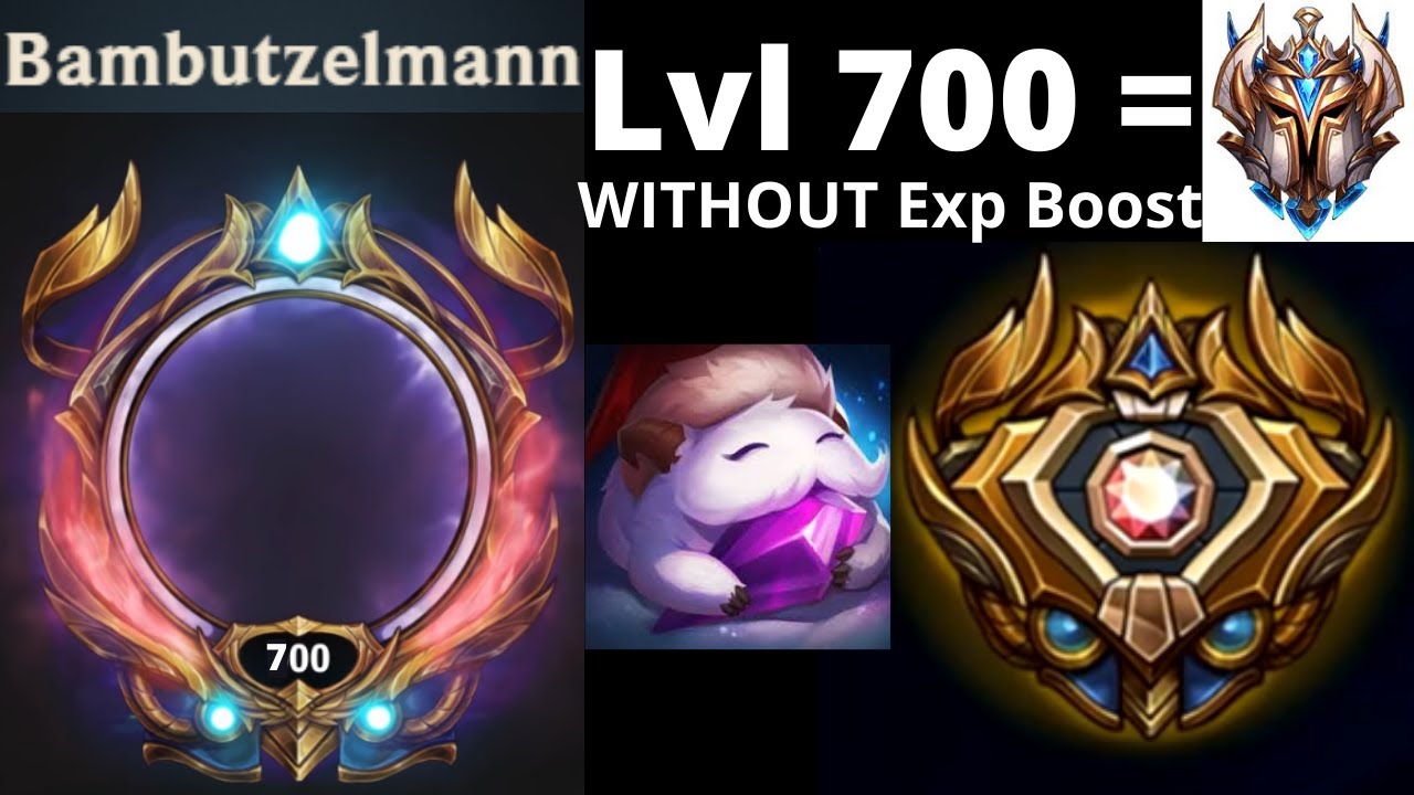 League of Legends LEVEL 700 Bambutzelmann Border, Emote, Gemstone