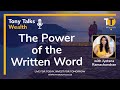 The power of the written word with jyotsna ramachandran