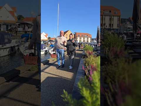 Прогулка по Hundested. Гавань в датском городке #Hundested #Denmark #travel #гавань #дания #видео