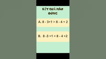 Bài toán lớp 1 gây nhiều tranh cãi#shorts