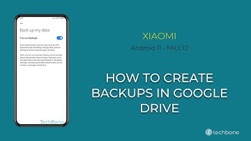 How to Create Backups in Google Drive - Xiaomi [Android 11 - MIUI 12]