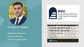 DrSofyanHayajneh T318 Network Security Week 02 Classical Enc