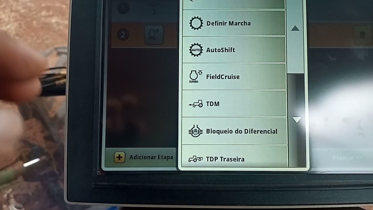 como programa o iTEC  Sistema de Direcionamento | John Deere 8r
