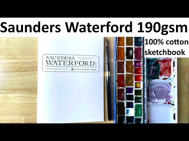 Saunders Waterford Watercolor Paper Review ~ Demo with Daniel