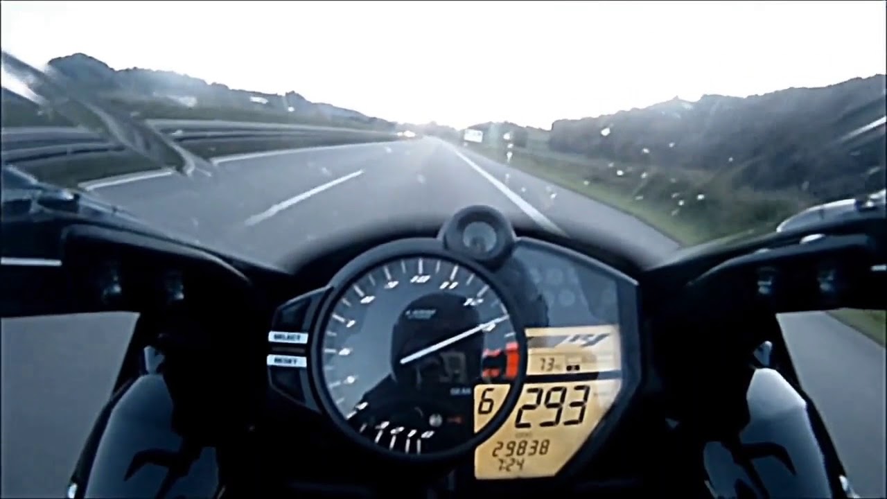 New Yamaha R1 top speed testing - YouTube
