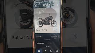 bluetooth connectivity in pulsar n160 ug #new #n160 #pulsar #trendingshorts #trendingreels