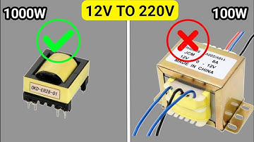 Make 12V TO 220V 1000W  Inverter Using SMPS Transformer 