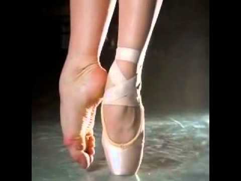 Pies bailarinas de ballet