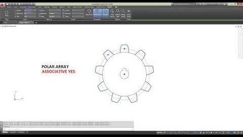 AutoCAD 2016 : Polar Array