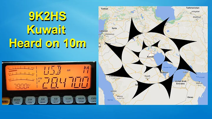 9K2HS - Kuwait 10m #hamradio #crtss7900v #cbradio