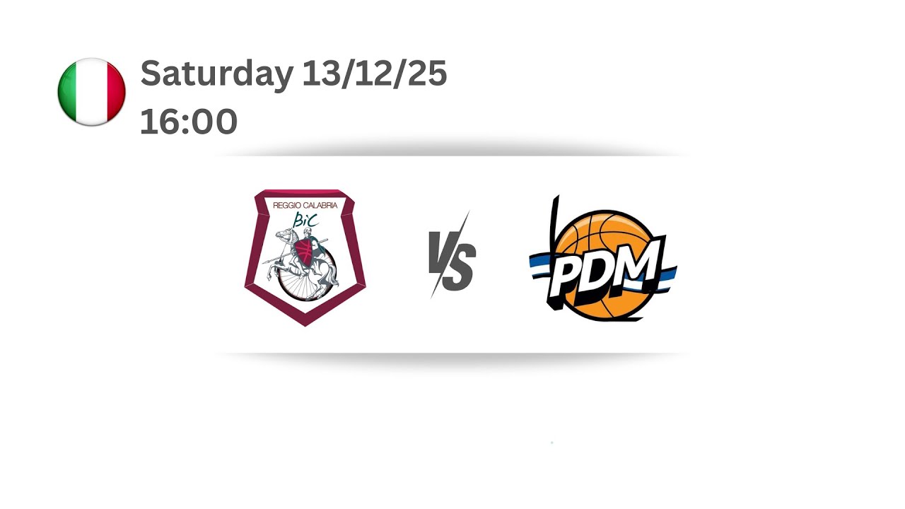 REGGIO CALABRIA vs CRICH PDM TREVISO | ITALIAN LEAGUE