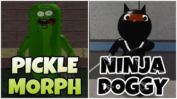 How To Get “PICKLE” & “NINJA DOGGY” BADGE | InfectedDeveloper’s Piggy | Roblox