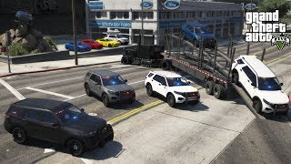 GTA 5 Real Life Mod #230 2020 Ford Police Interceptor Utility Delivered To The Ford Dealership