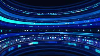 3D Streaming Digital Database of Technology Background Loop