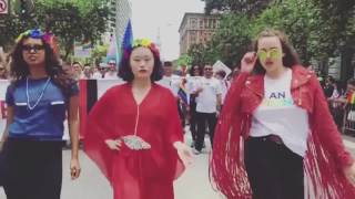 13 Reasons Why Cast at San Francisco Pride