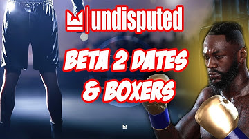 Undisputed 2nd Multiplayer Beta Announcement - 8 Different Boxers