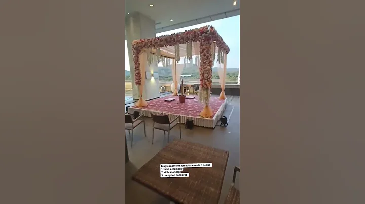magic moments creation events 9082093660.. #haldiceremony #wedding #events #decoration