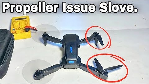 How To Repair Drone || Propeller Not Working. #e88 #e88drone #repair