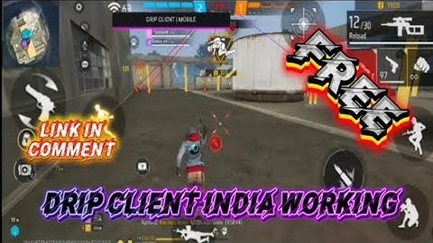 DRIP CLIENT MOD MENU FREE | FREE FIRE MAX MOBILE PANEL | HG Cheat FREE | NO BAN NO BLACKLIST | FREE