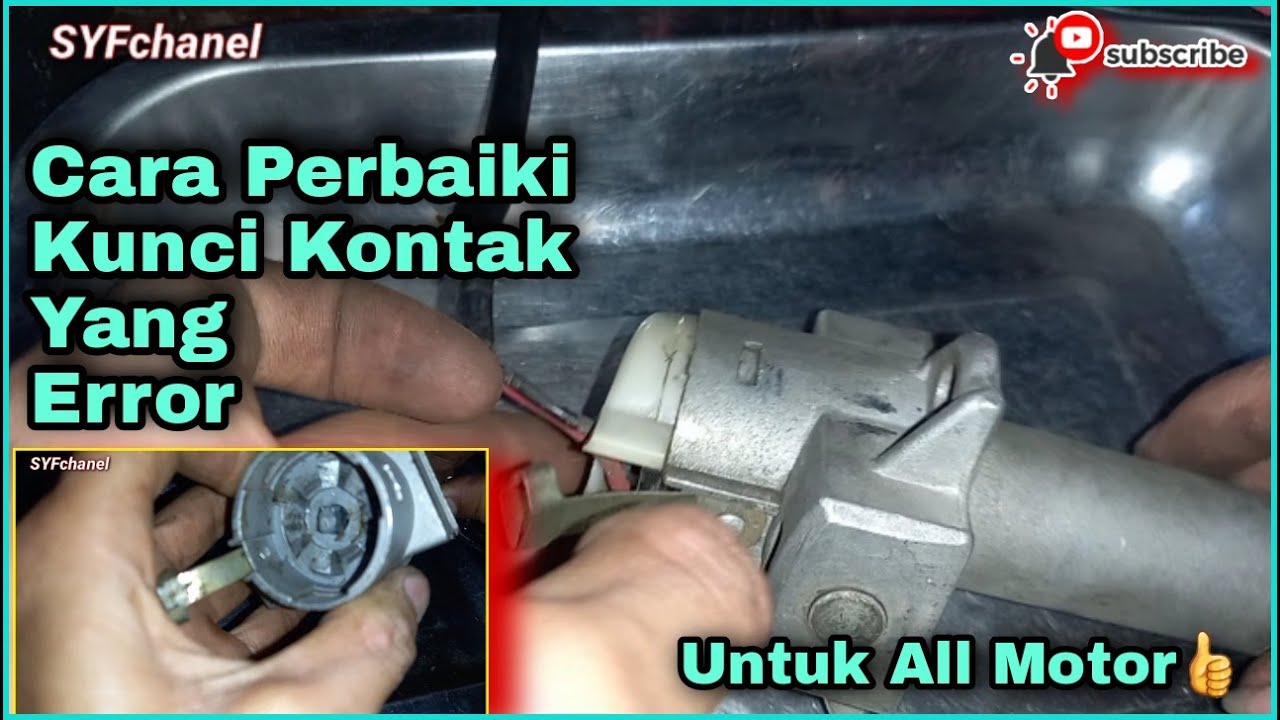 Cara Perbaiki Kunci Kontak Motor Rusak/Loss Doll. Berlaku Semua Motor