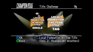 Virtual Pro Wrestling 64 (Star Trinket Mod) Champion Mode Part 13: ILW Tag Team Titles