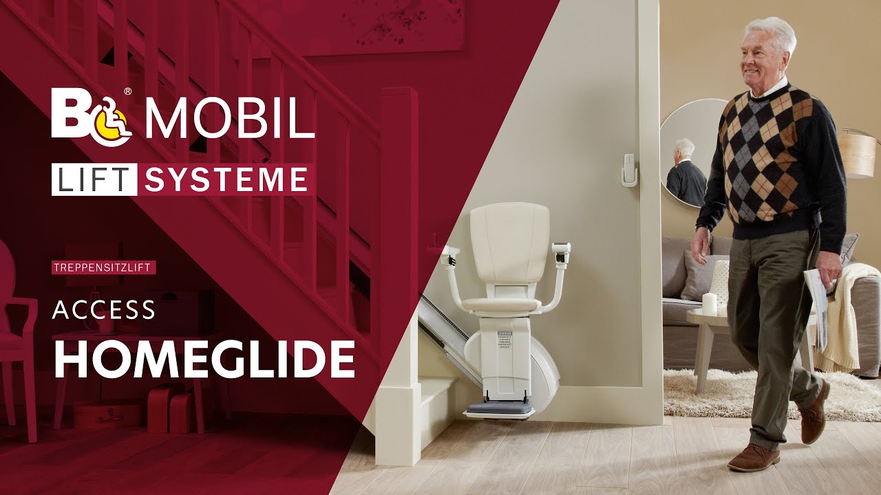 Treppenlift Access Homeglide gerader Treppenlift der Extraklasse