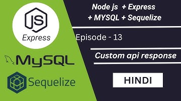 Custom API Responses in Node.js with Sequelize & Express #elkick #nodejs #programming