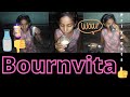 Preparing cadbury bornvita and drinking milk by priyaeats        