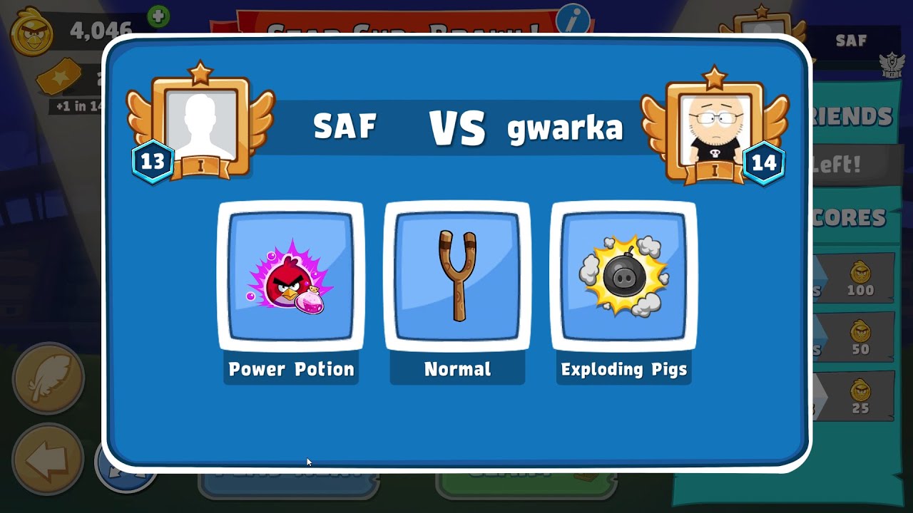 Angry Birds Friends. Star Cup Brawl! SAF vs gwarka. Passage from Sergey ...