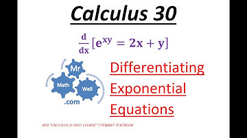 Calculus 30 Derivatives of Exponential functions (8.2 homework)