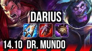 DARIUS vs DR. MUNDO (TOP) | 6k comeback, 54k DMG | EUW Grandmaster | 14.10