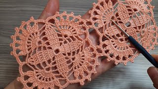 Wonderful Very Easy Beautiful Crochet Pattern knitting Online Tutorial for beginners Tığ işi Örgü