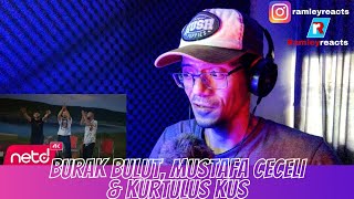 First Time Reaction🎵Burak Bulut & Mustafa Ceceli & Kurtuluş Kuş - Leyla Mecnun | Ramley Reacts Resimi