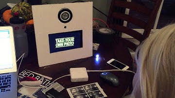 Photobooth Mock-up using Raspberry Pi and open source software