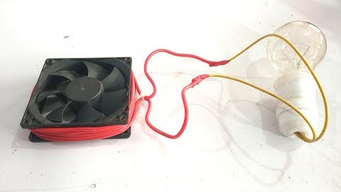 I make free energy with Computer fan 240v #experiment