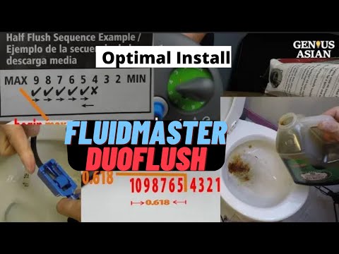 Optimal: Install FLUIDMASTER DUOFLUSH without wasting water | dual flush conversion system