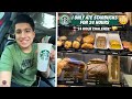 I ONLY ATE STARBUCKS for 24 HOURS - VERY DIFFICULT !! 😱😱
