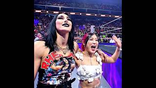 Asuka Kairi Sane Attack Rhea Ripley Iyo Sky Edit! 😭 #wwe #rhearipley #iyosky #asuka #edit