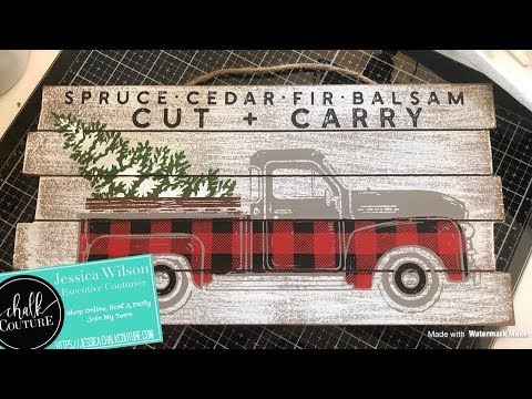 Chalk Couture. Vintage Truck Chalk Box, DIY