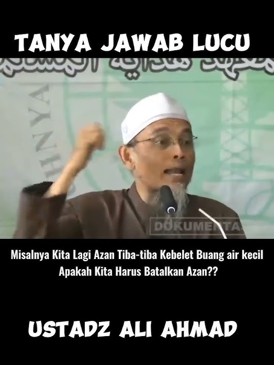 Tanya Jawab Lucu Ustadz Ali Ahmad