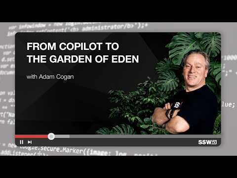 From Copilot to the Garden of Eden | Adam Cogan | NCGAU