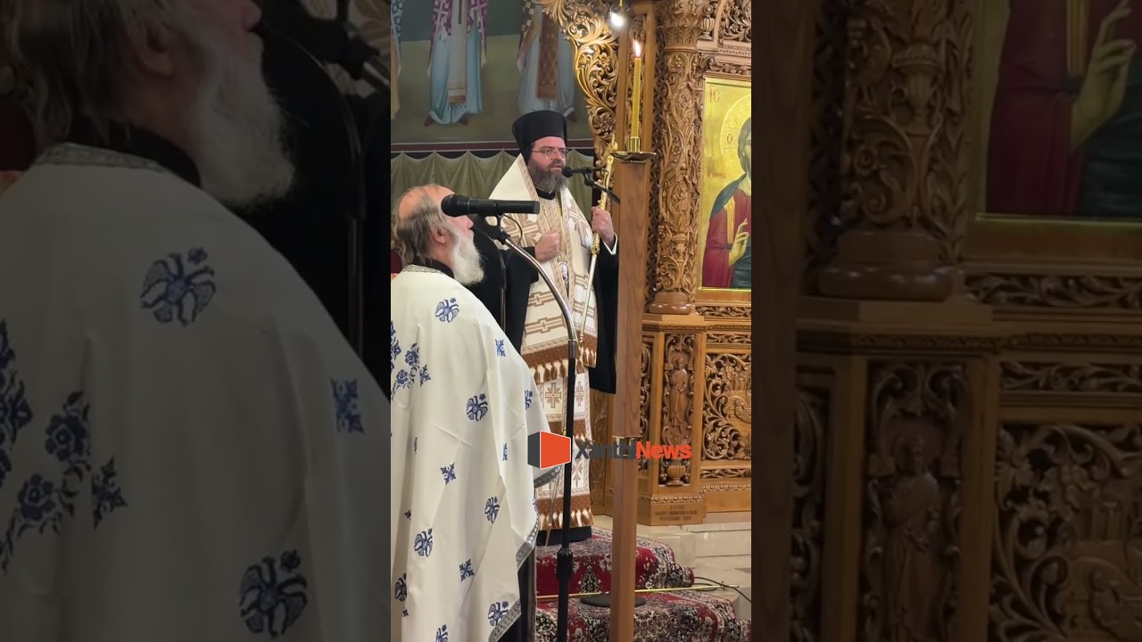 Συγκινητικός λόγος του Μητροπολίτου Μαρωνείας κ.κ. Παντελεήμονος για τον εκλιπόντα Θανάση Μουσόπουλο