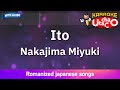 ito – Nakajima Miyuki (Romaji Karaoke with guide)
