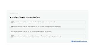 Which of the following best describes Tags?
